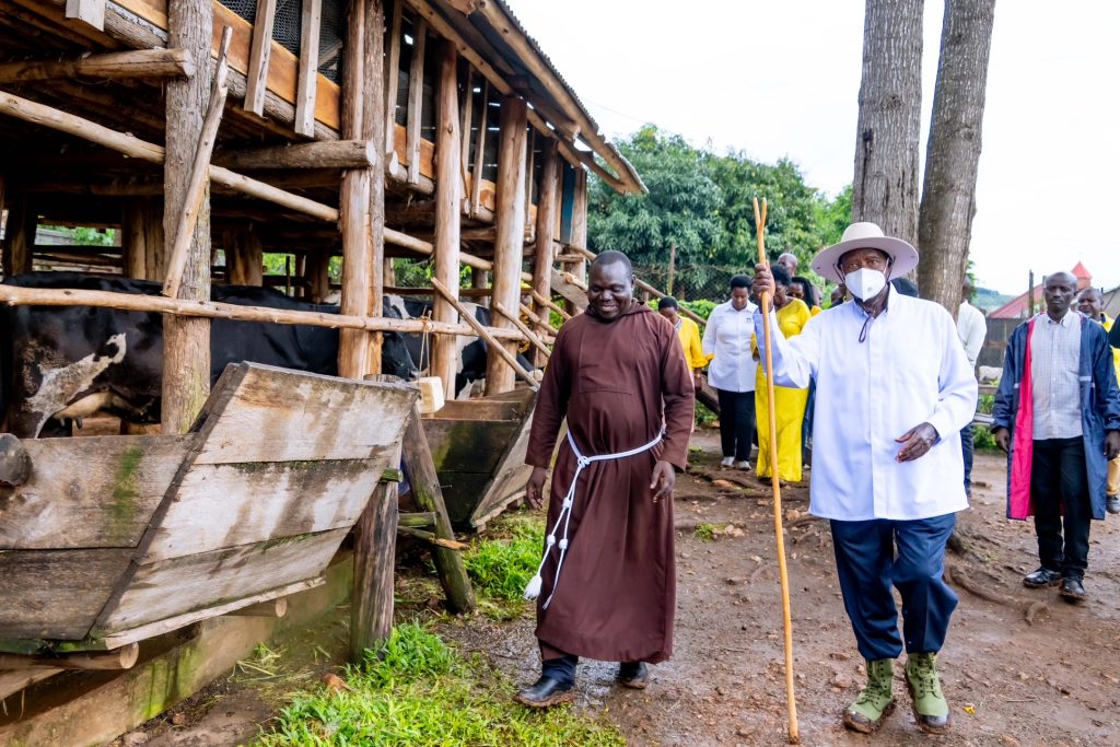 President Museveni Hails Catholic Church For Fighting Poverty