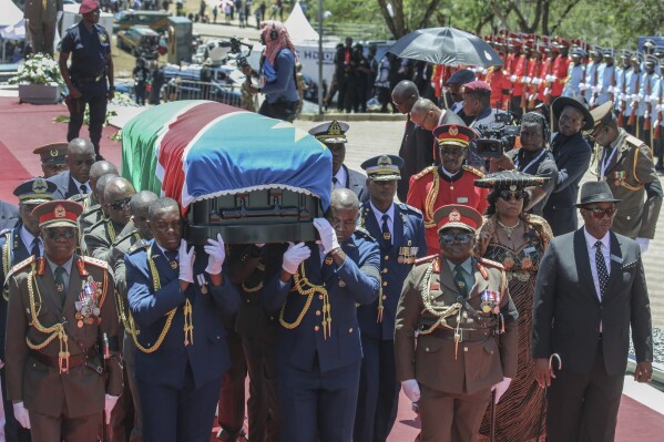 Namibia's 'founding father' Sam Nujoma honoured in state funeral